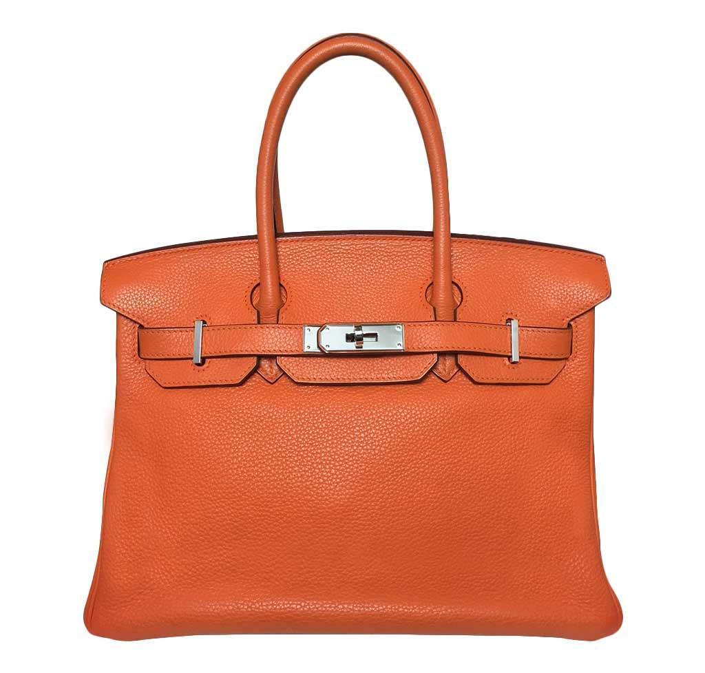 HermÃƒÆ’Ã‚Â¨s Birkin 30 Feu Orange Bag
