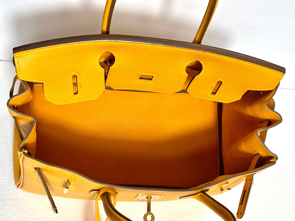 HERMÈS BIRKIN 30 EPSOM LEATHER MARIGOLD