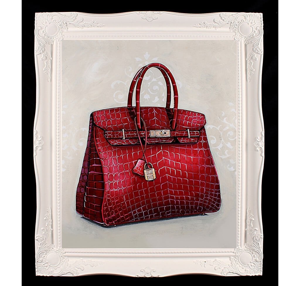 Large Limited Edition Rouge HermÃƒÆ’Ã‚Â¨s Birkin GiclÃƒÆ’Ã‚Â©e