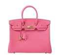 HermÃƒÆ’Ã‚Â¨s Birkin 35 Rose Lipstick Bag GHW