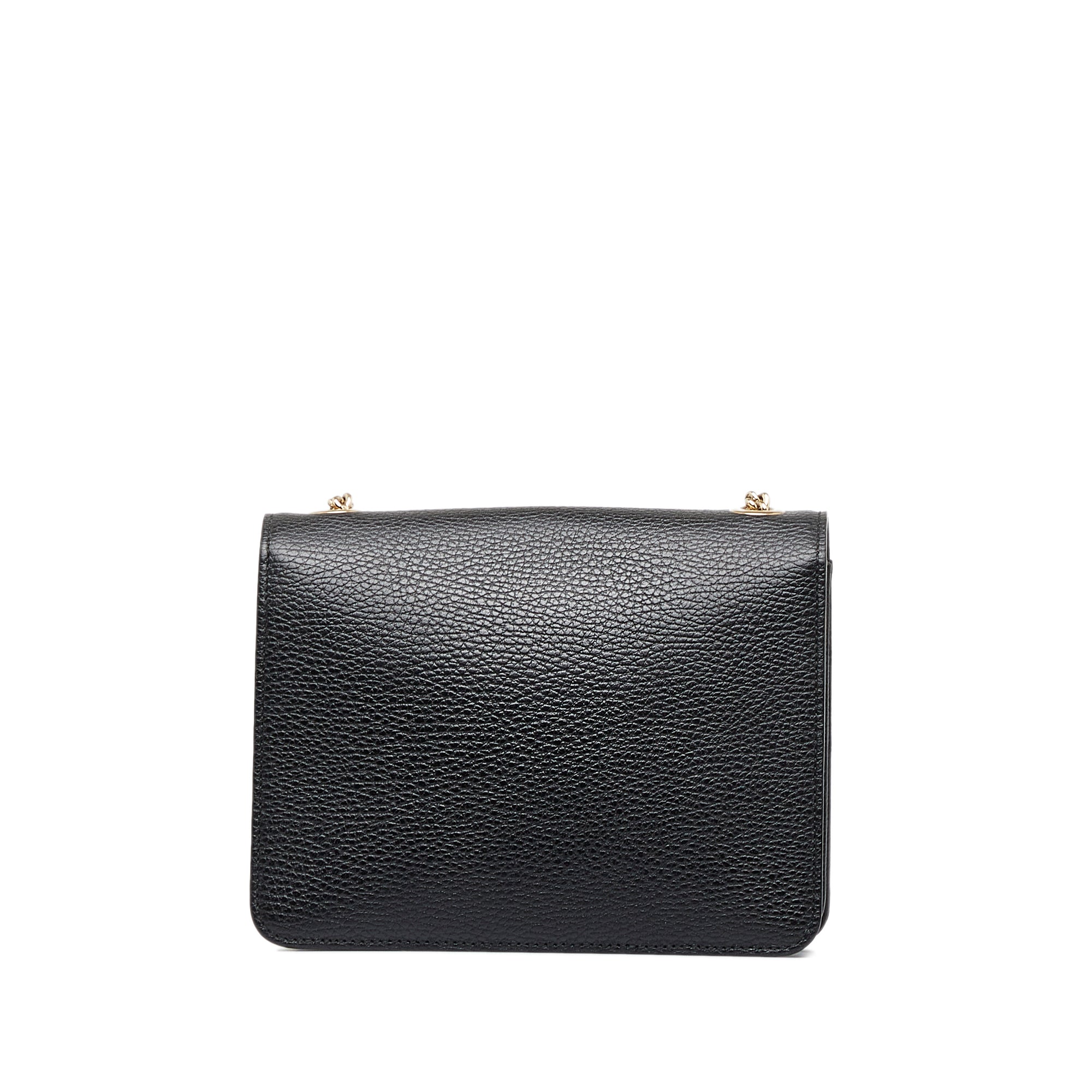 Gucci Interlocking G Small Black Leather
