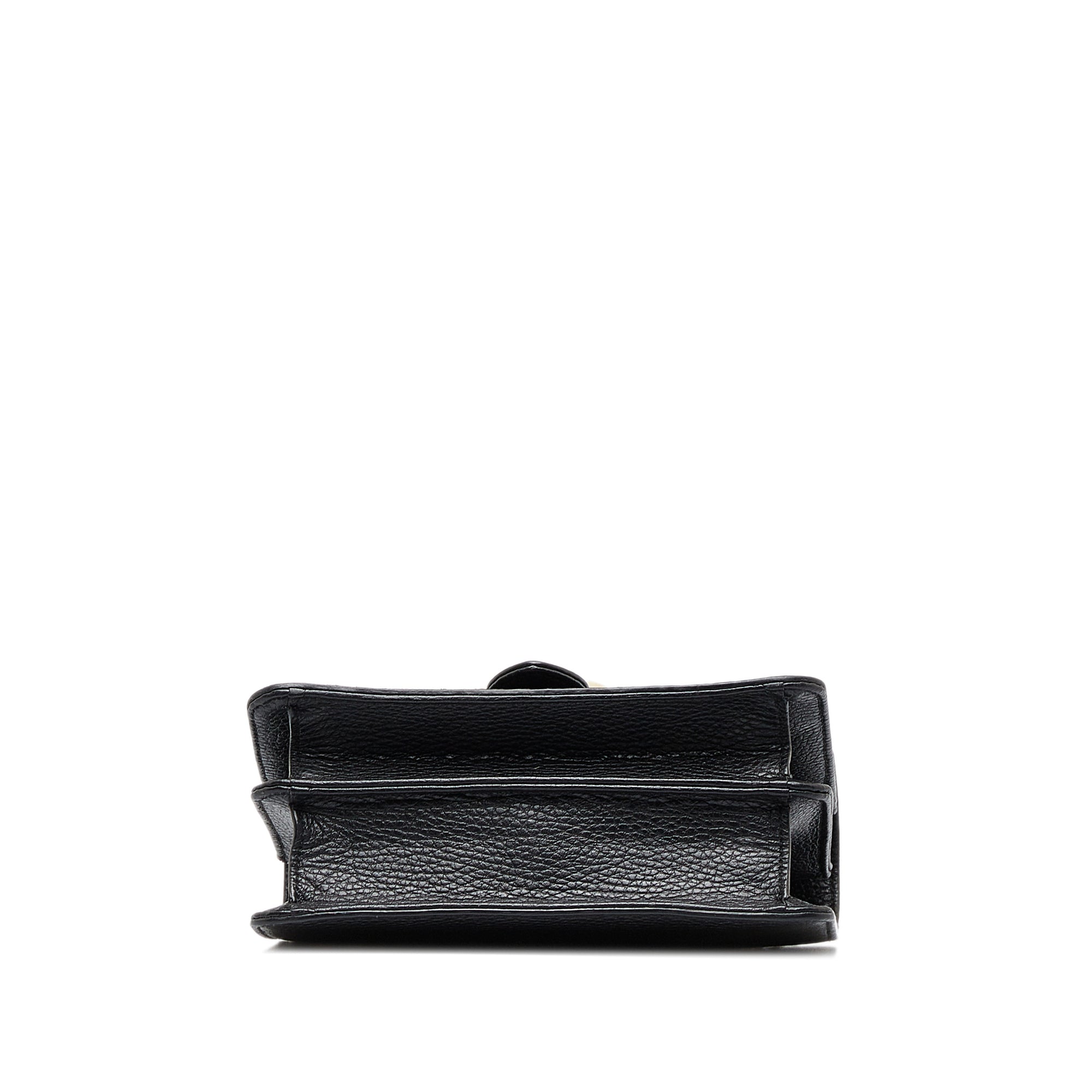 Gucci Interlocking G Small Black Leather