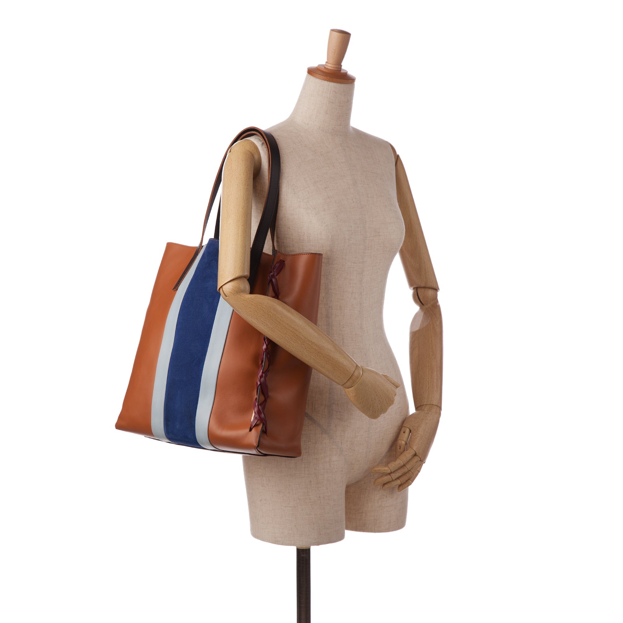 Brown Marni Museo Leather Tote