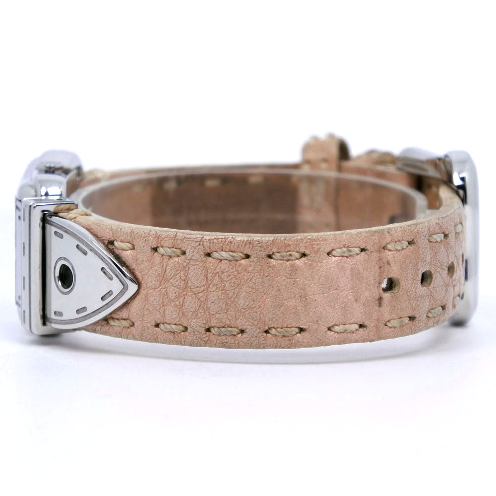 FENDI Watches Quartz 3800L Stainless Steel , Leather pink Beefendi Pink shell dial Women Used