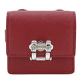 PRADA Shoulder Bag 2ZH097 Safiano Red Pochette Shoulder pouch Women Used