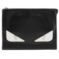 FENDI Clutch bag 7VA433 Calfskin black Bugs monster mens(Unisex) Used