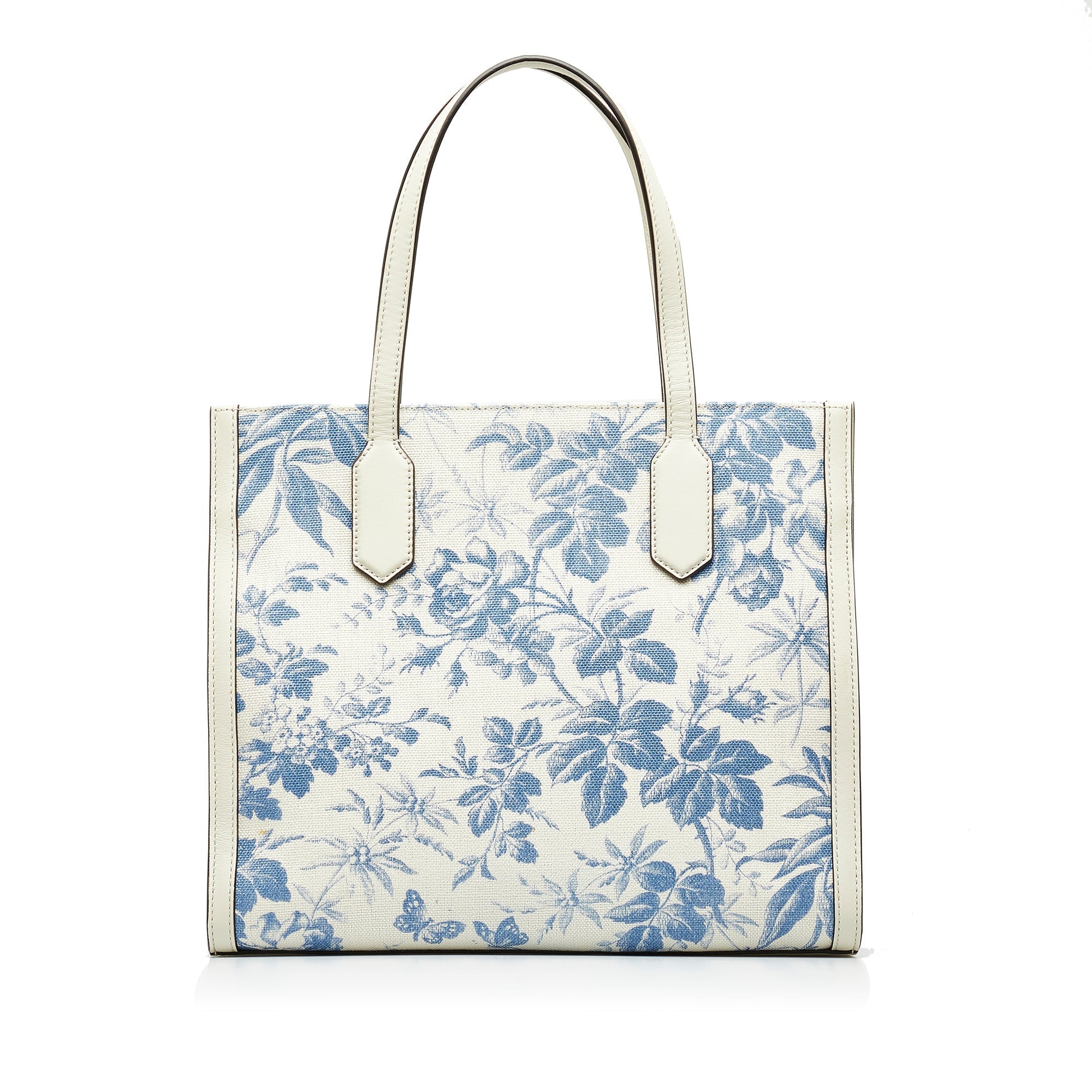 White Gucci GG Ribbon Herbarium Tote