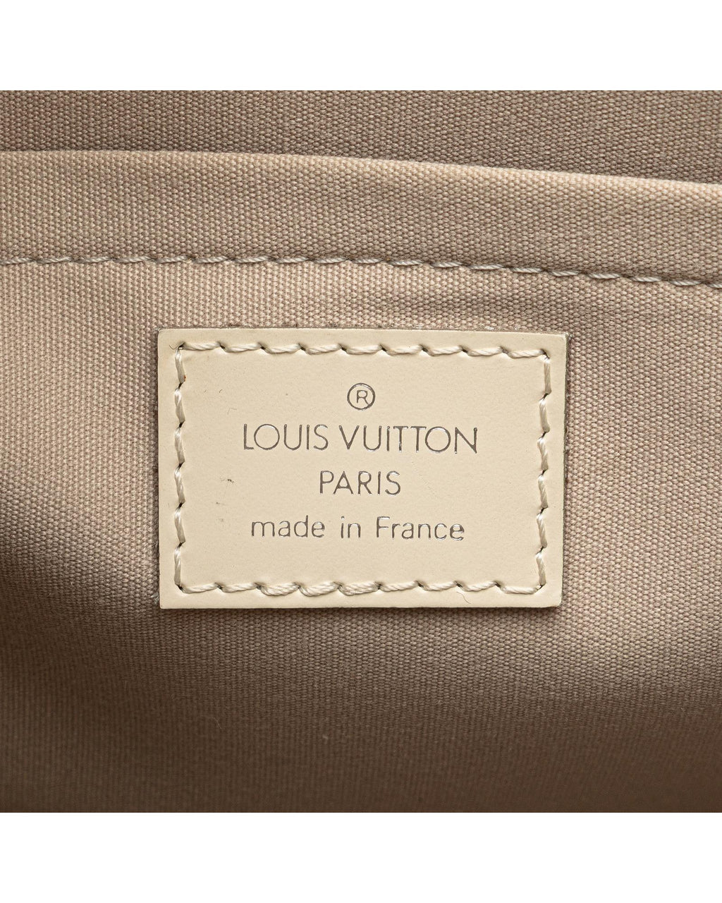 Epi Leather Tote with Slip Pockets and Top Zip Closure