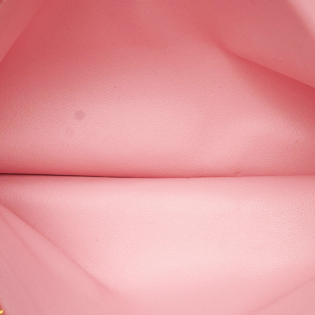 Pink Bottega Veneta Small Shearling Arco Tote