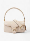 Coach Pillow Tabby Beige Leather 26