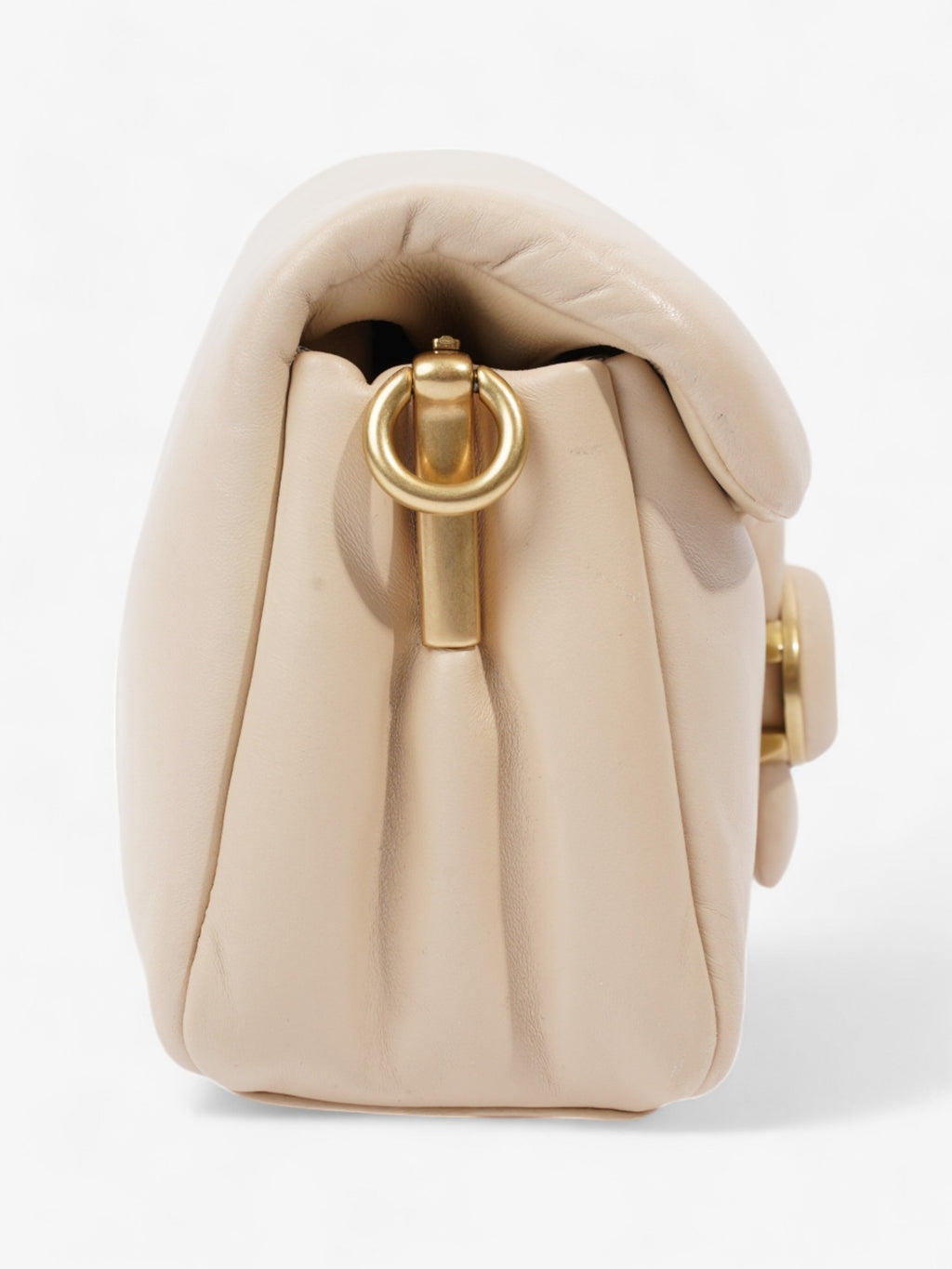 Coach Pillow Tabby Beige Leather 26