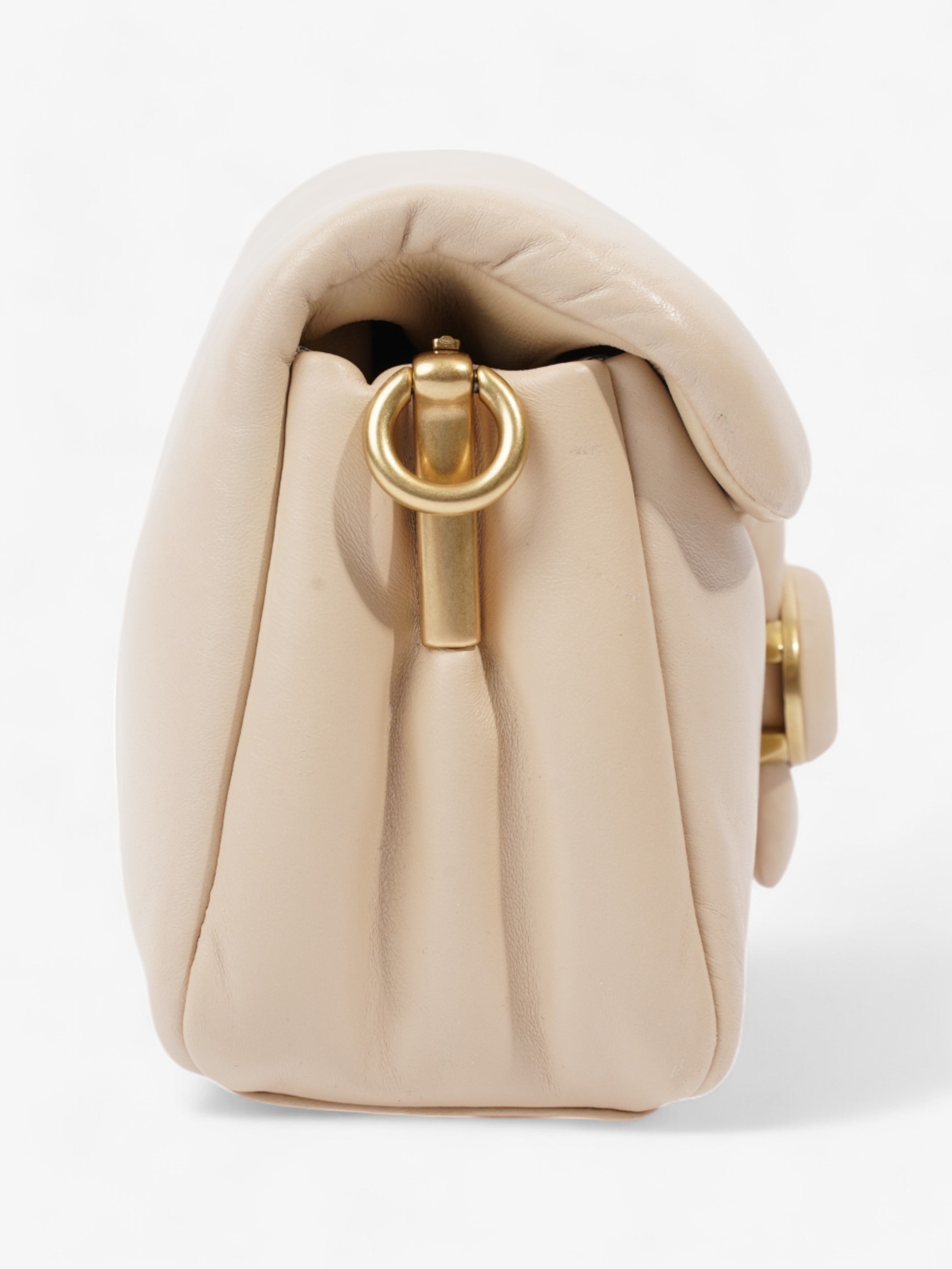 Coach Pillow Tabby Beige Leather 26