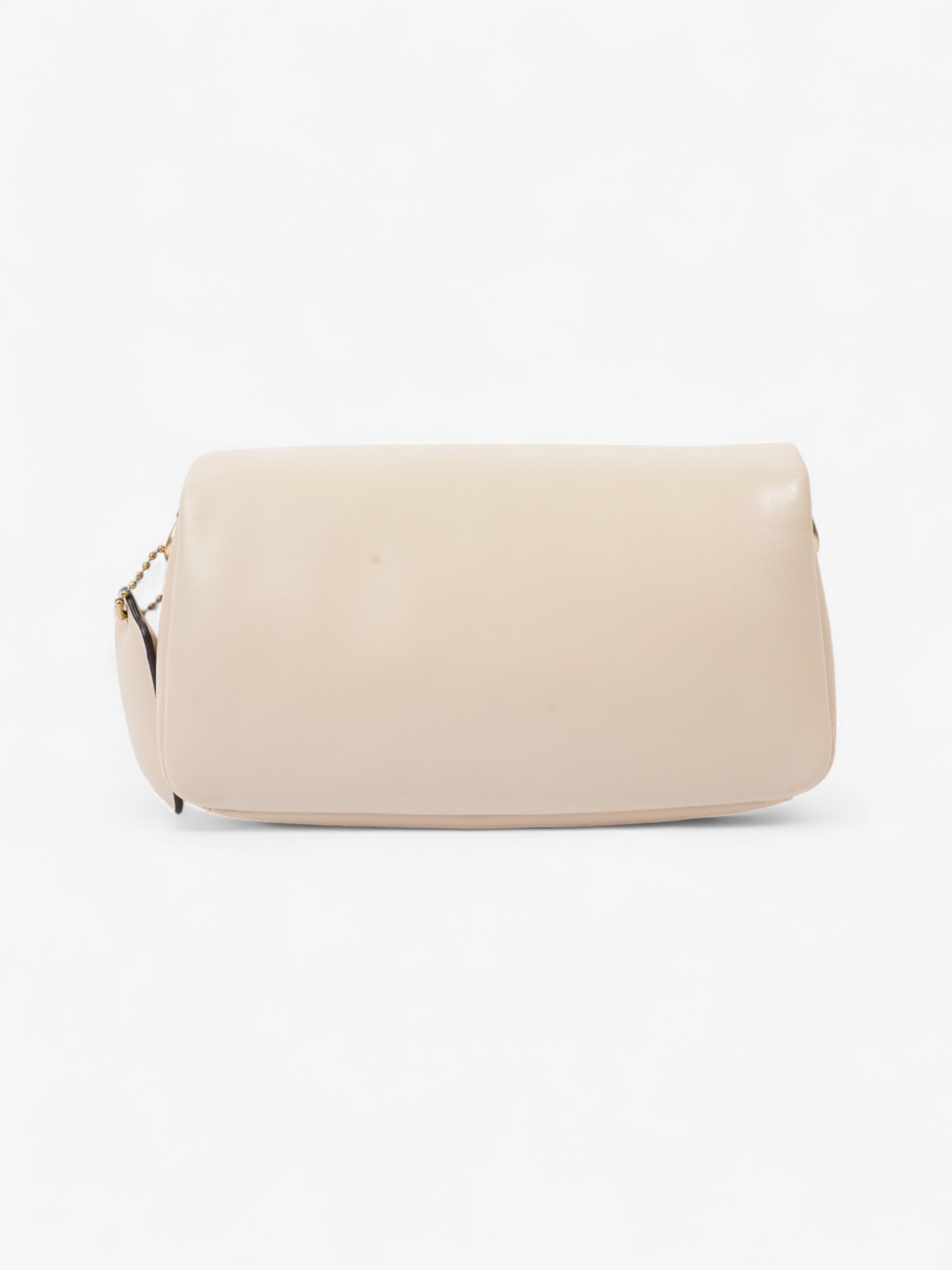 Coach Pillow Tabby Beige Leather 26