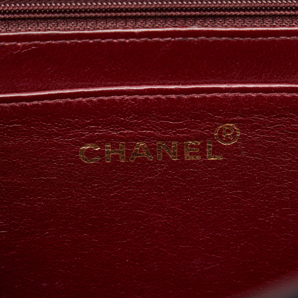 Chanel Classic Single Flap Jumbo Black Lambskin Gold