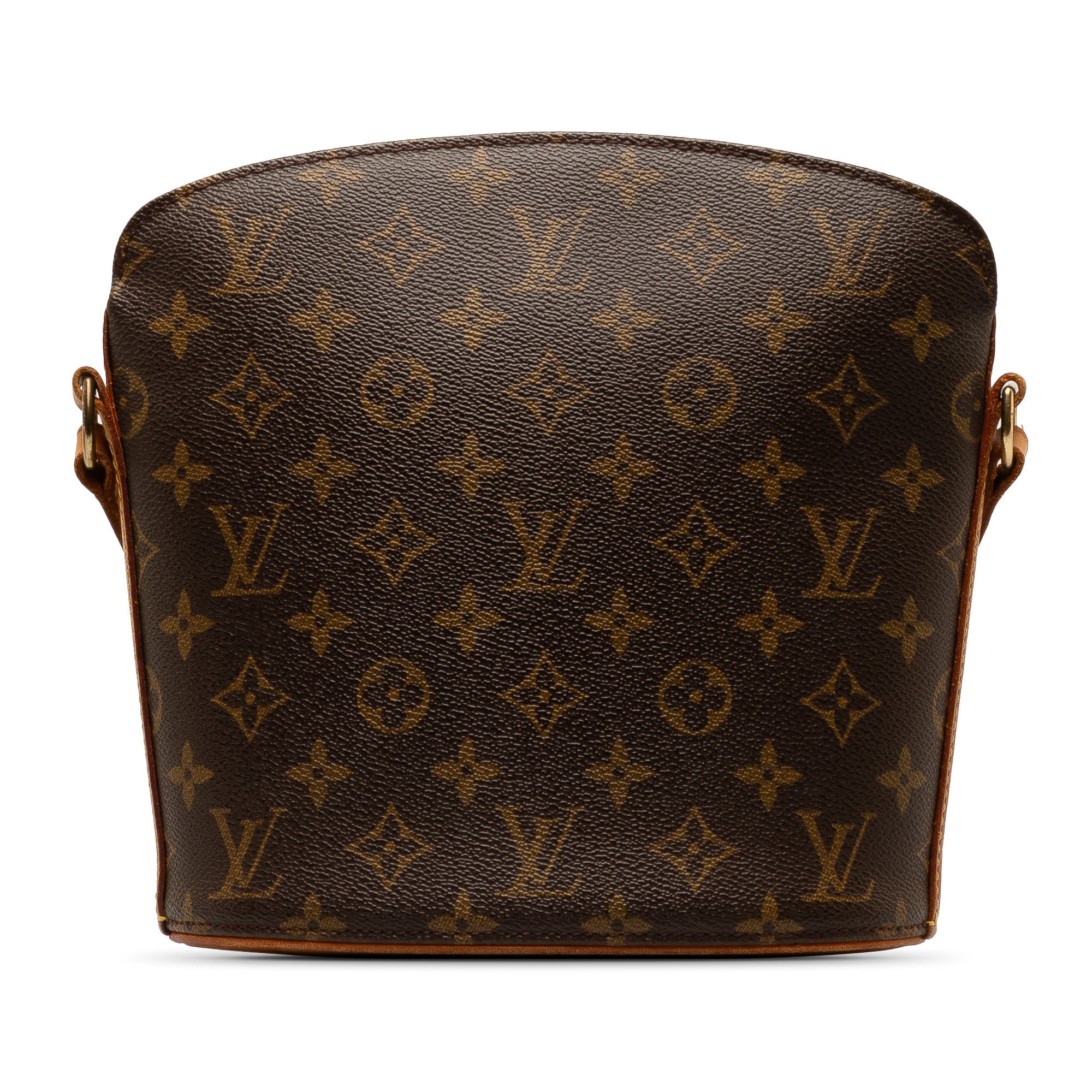 Brown Louis Vuitton Monogram Drouot Crossbody Bag