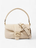 Coach Pillow Tabby Ivory Nappa Leather 26