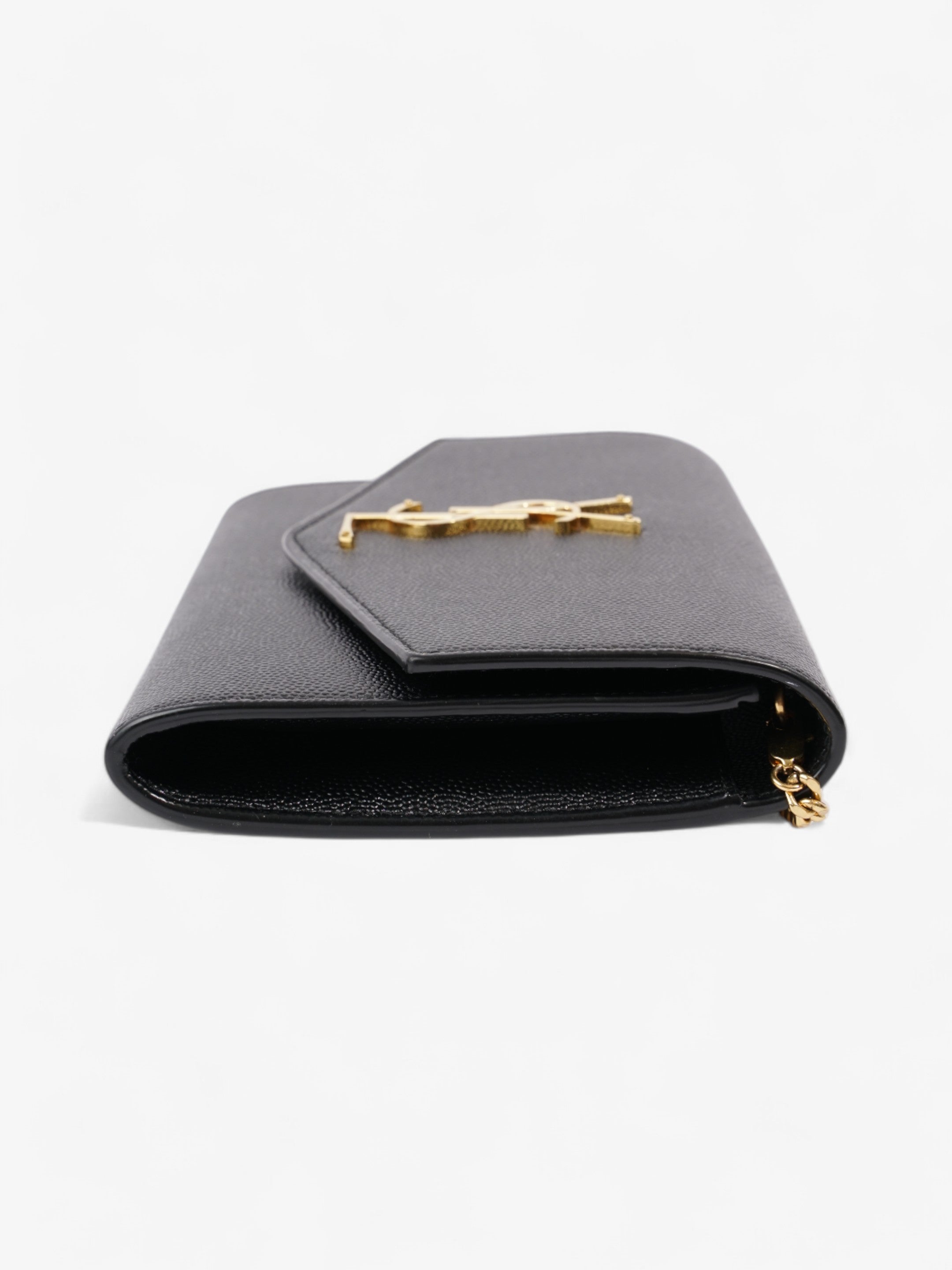 Saint Laurent Uptown Crossbody Black Grained Leather