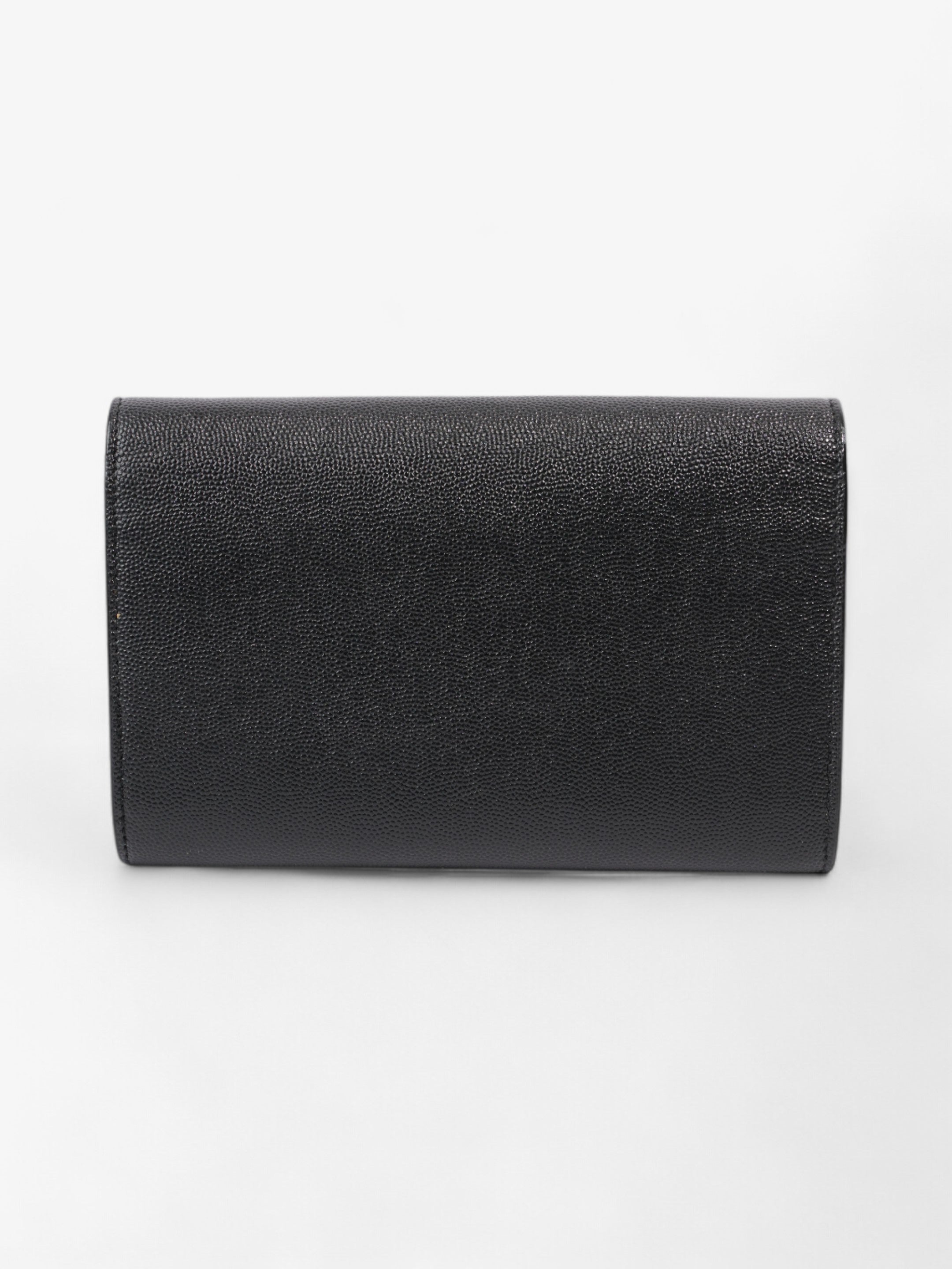 Saint Laurent Uptown Crossbody Black Grained Leather