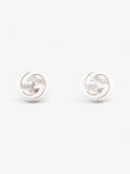 Gucci Interlocking G Stud Earrings Silver Silver Sterling