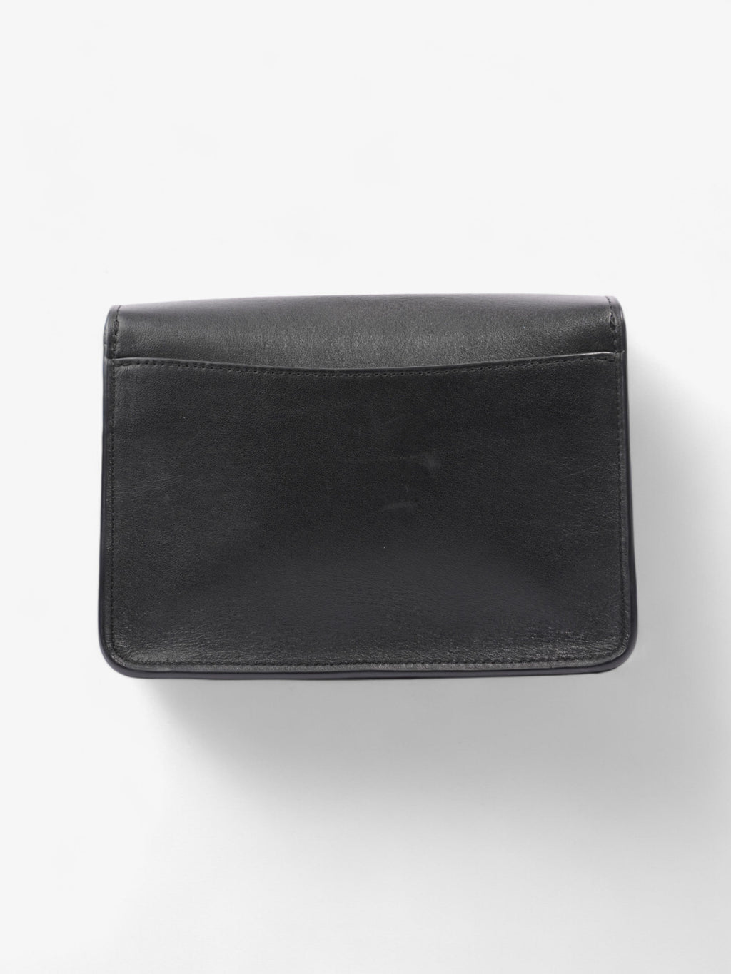 Coach Turnlock Black Leather Small