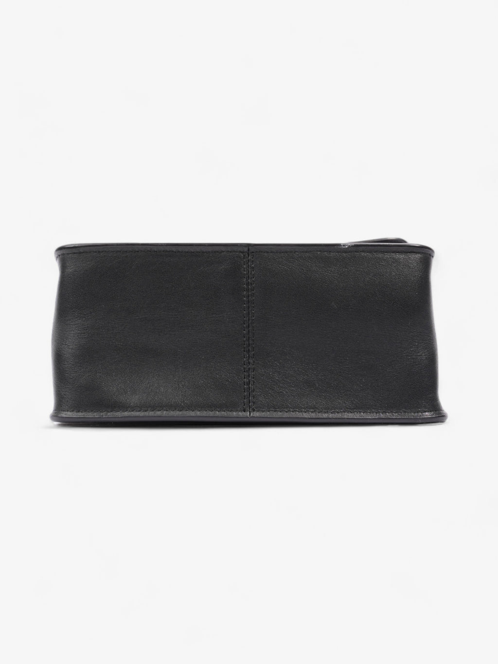 Coach Turnlock Black Leather Small