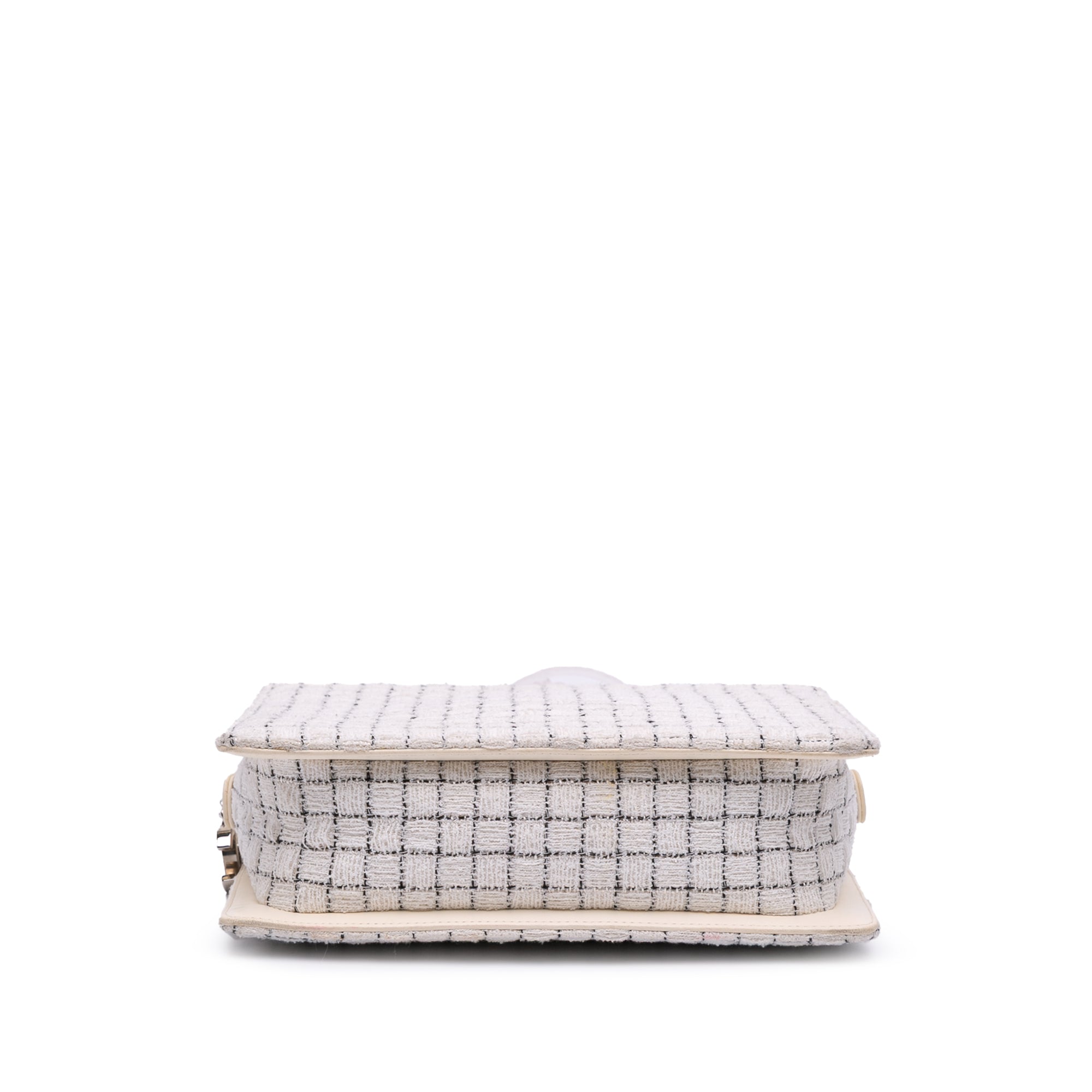 Chanel Small Tweed And Resin Zipped Shopping Bag