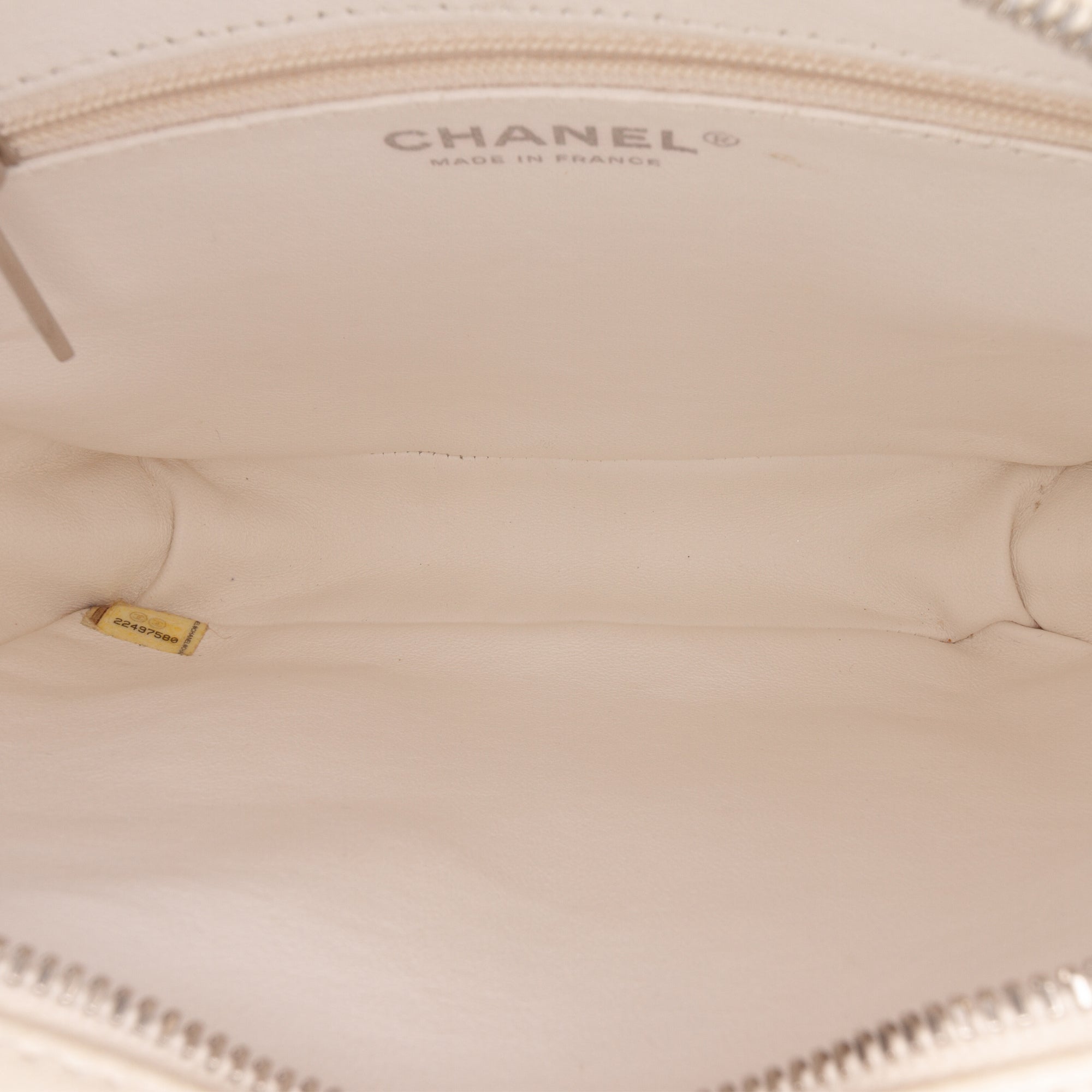 Chanel Small Tweed And Resin Zipped Shopping Bag