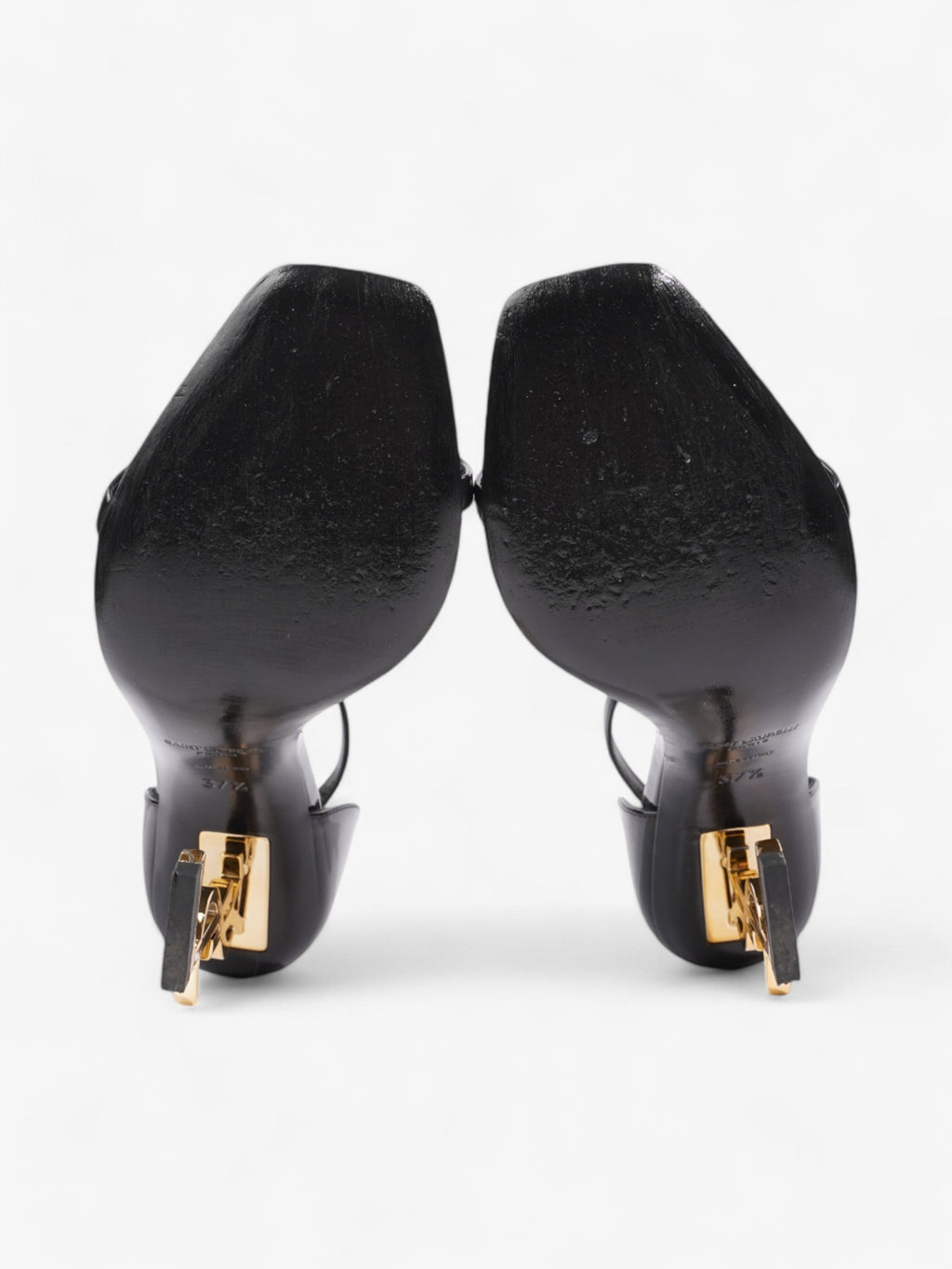 Saint Laurent Opyum Heels 110 Black Patent Leather EU 37.5 UK 4.5