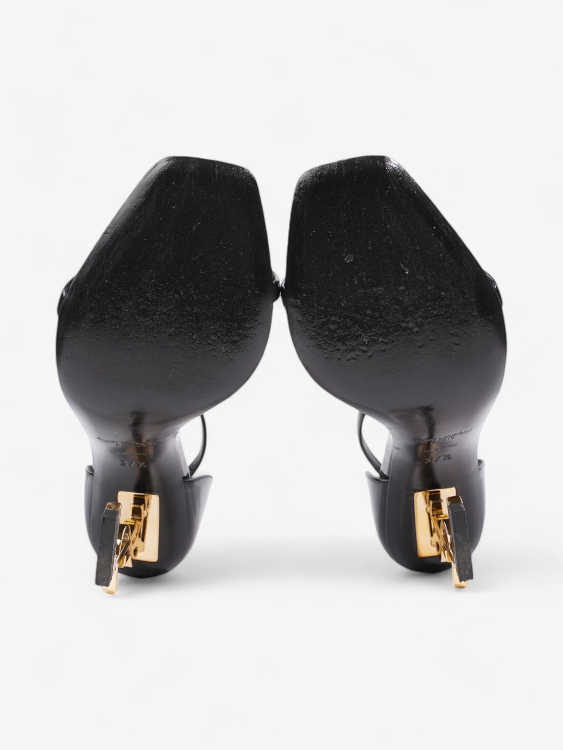 Saint Laurent Opyum Heels 110 Black Patent Leather EU 37.5 UK 4.5