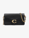 Coach Tabby Chain Black Grained Leather