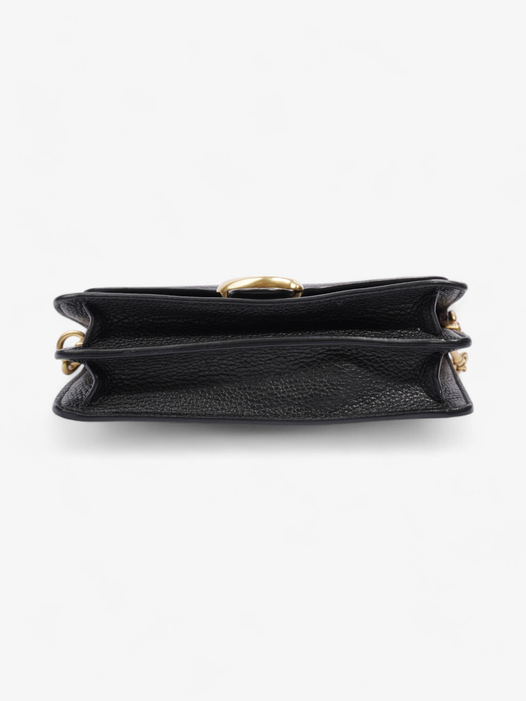 Coach Tabby Chain Black Grained Leather