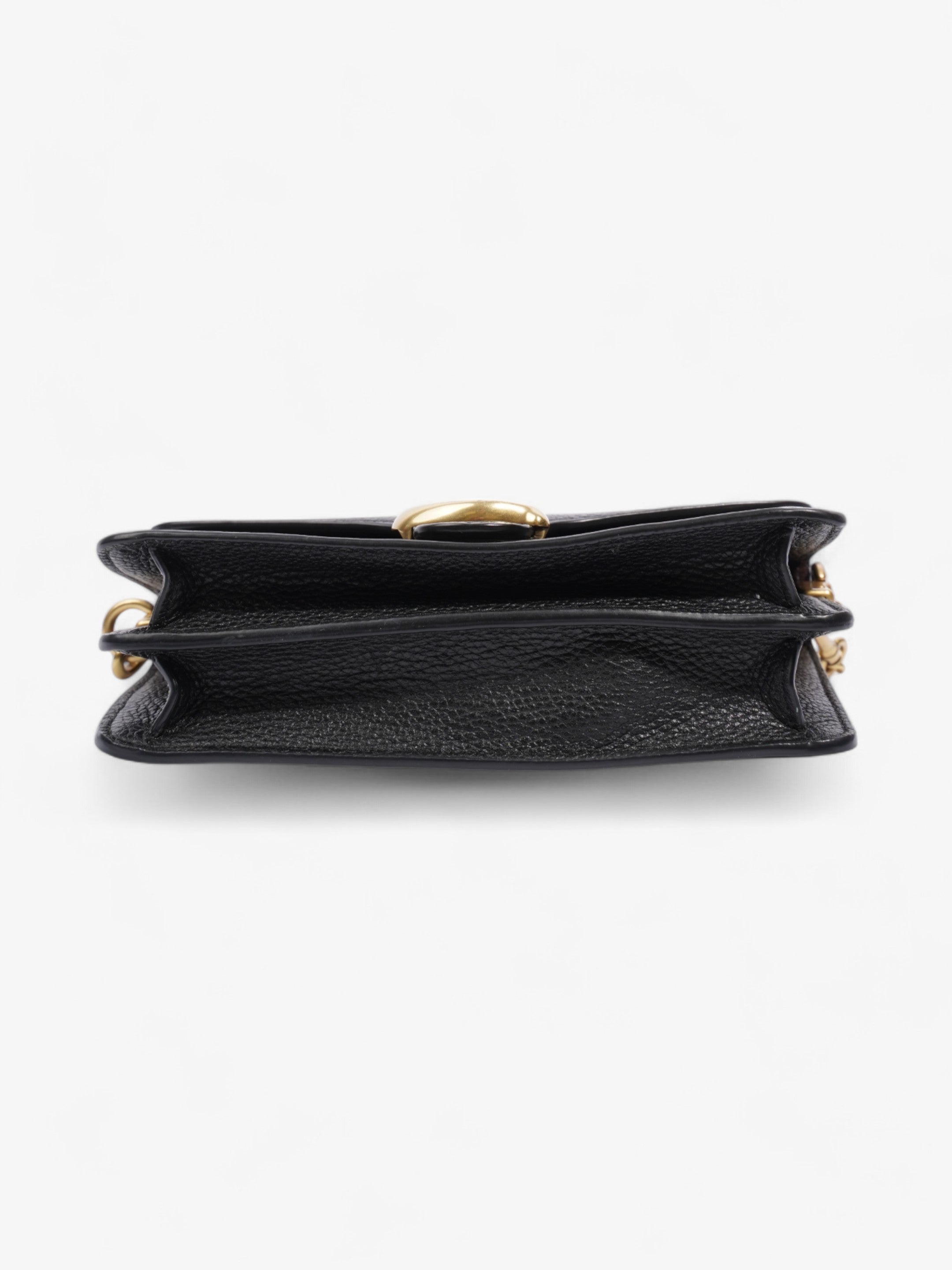 Coach Tabby Chain Black Grained Leather