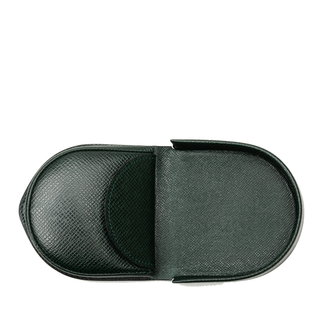 Green Louis Vuitton Taiga Porte Monnaie Cuvett Coin Pouch