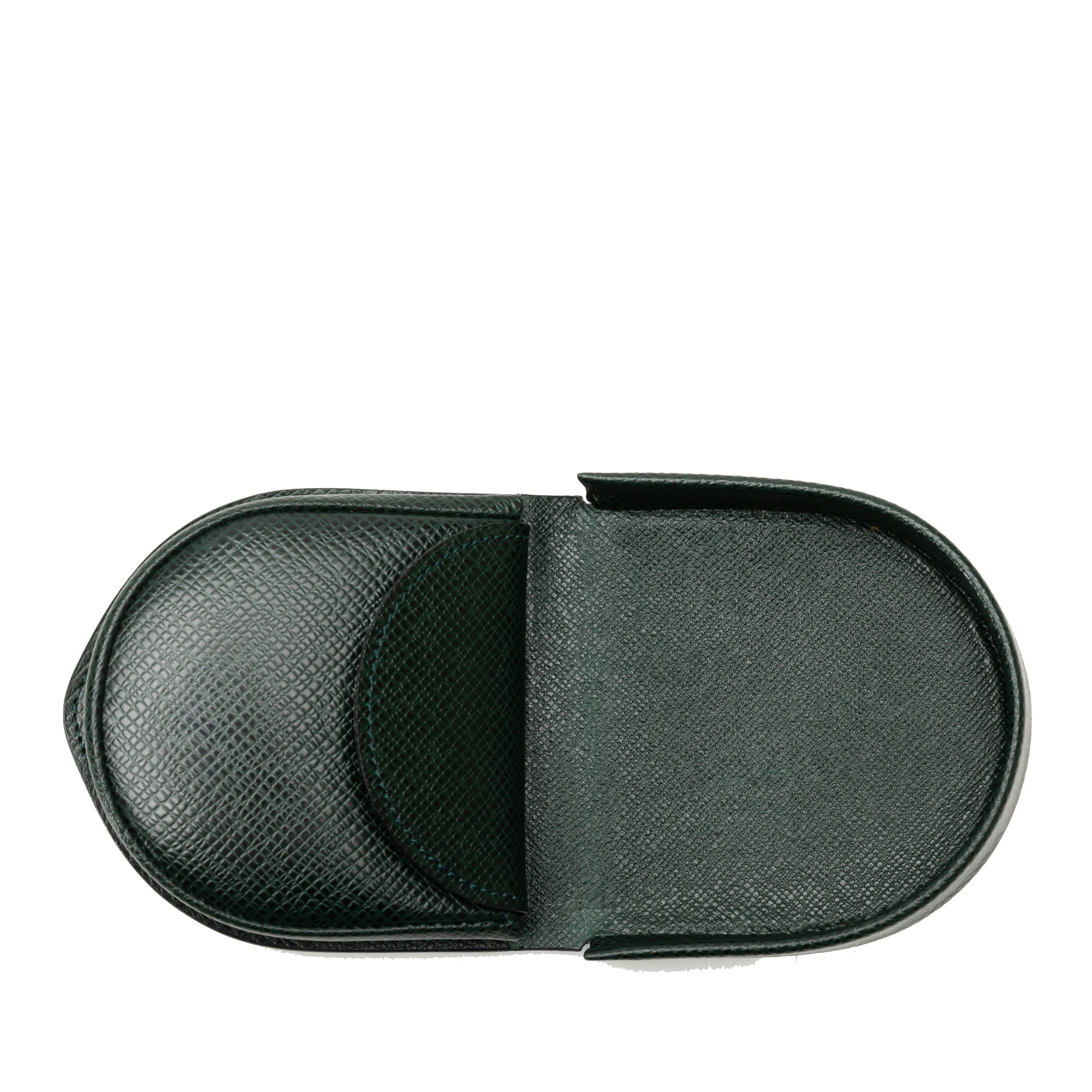 Green Louis Vuitton Taiga Porte Monnaie Cuvett Coin Pouch