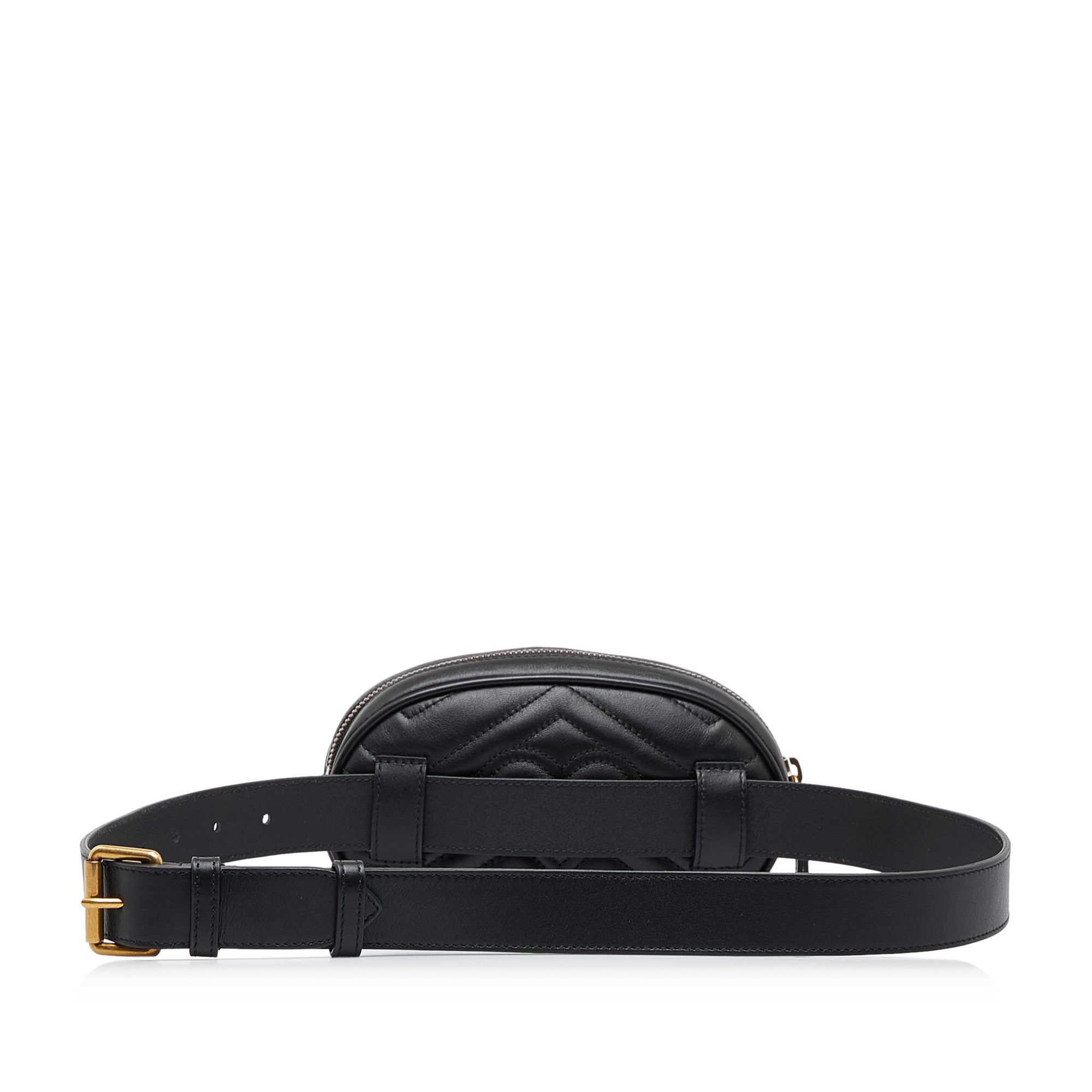 Gucci GG Marmont Belt Bag Black MatelassÃƒÆ’Ã‚Â©