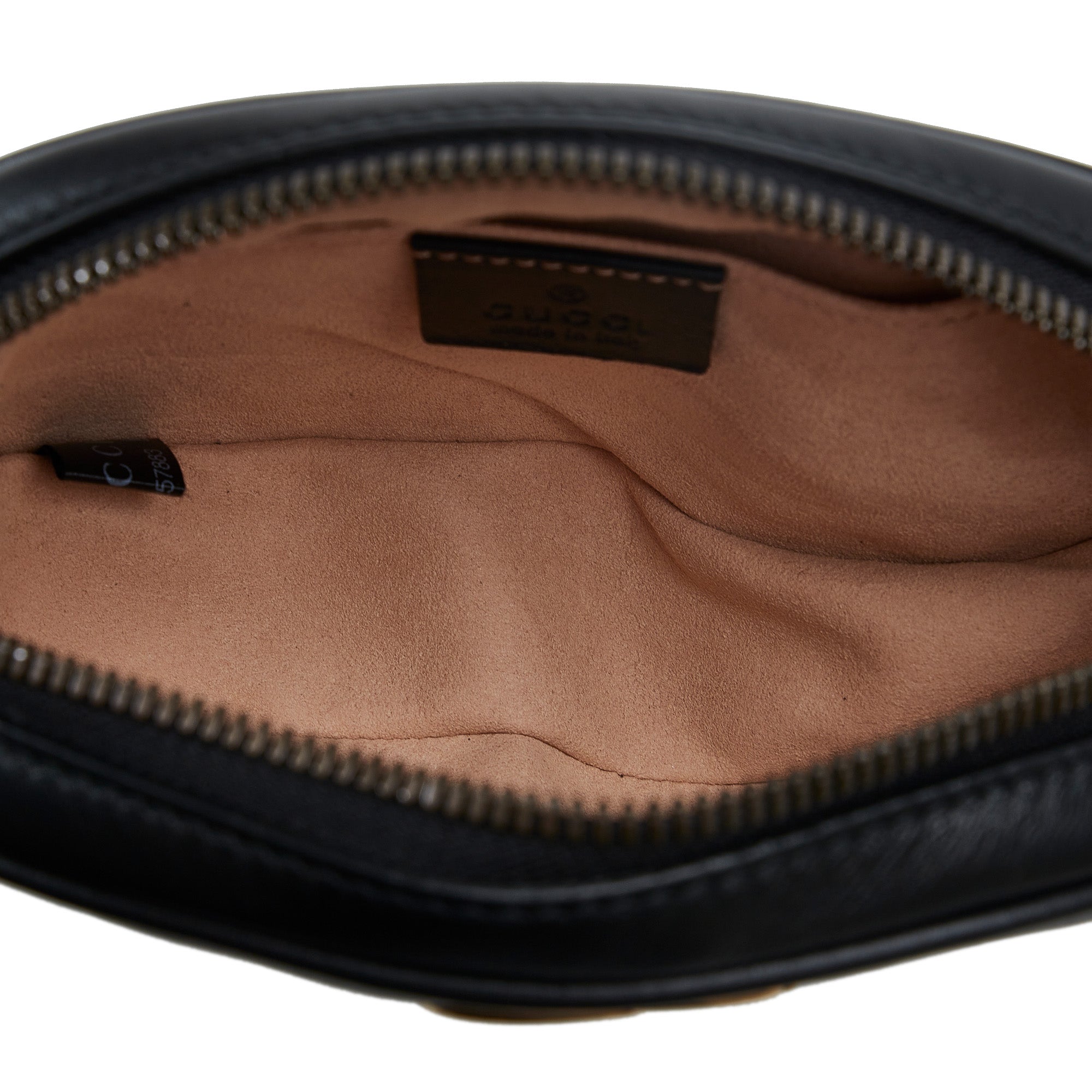 Gucci GG Marmont Belt Bag Black MatelassÃƒÆ’Ã‚Â©