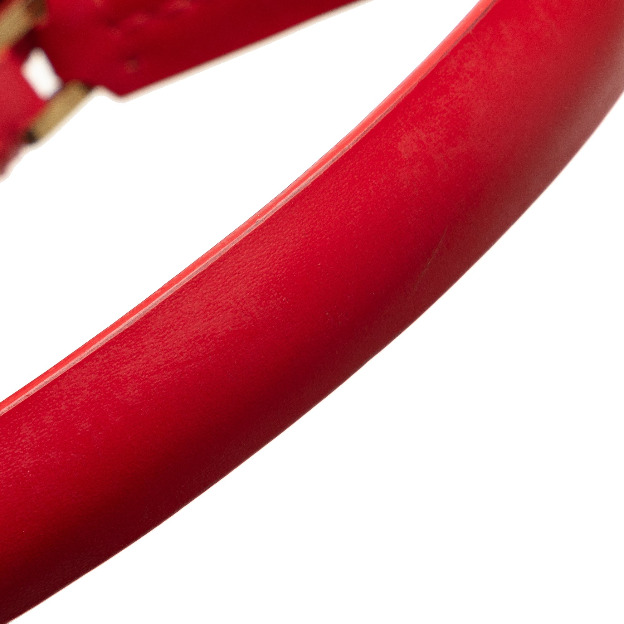 Red Louis Vuitton Epi Figari PM Handbag