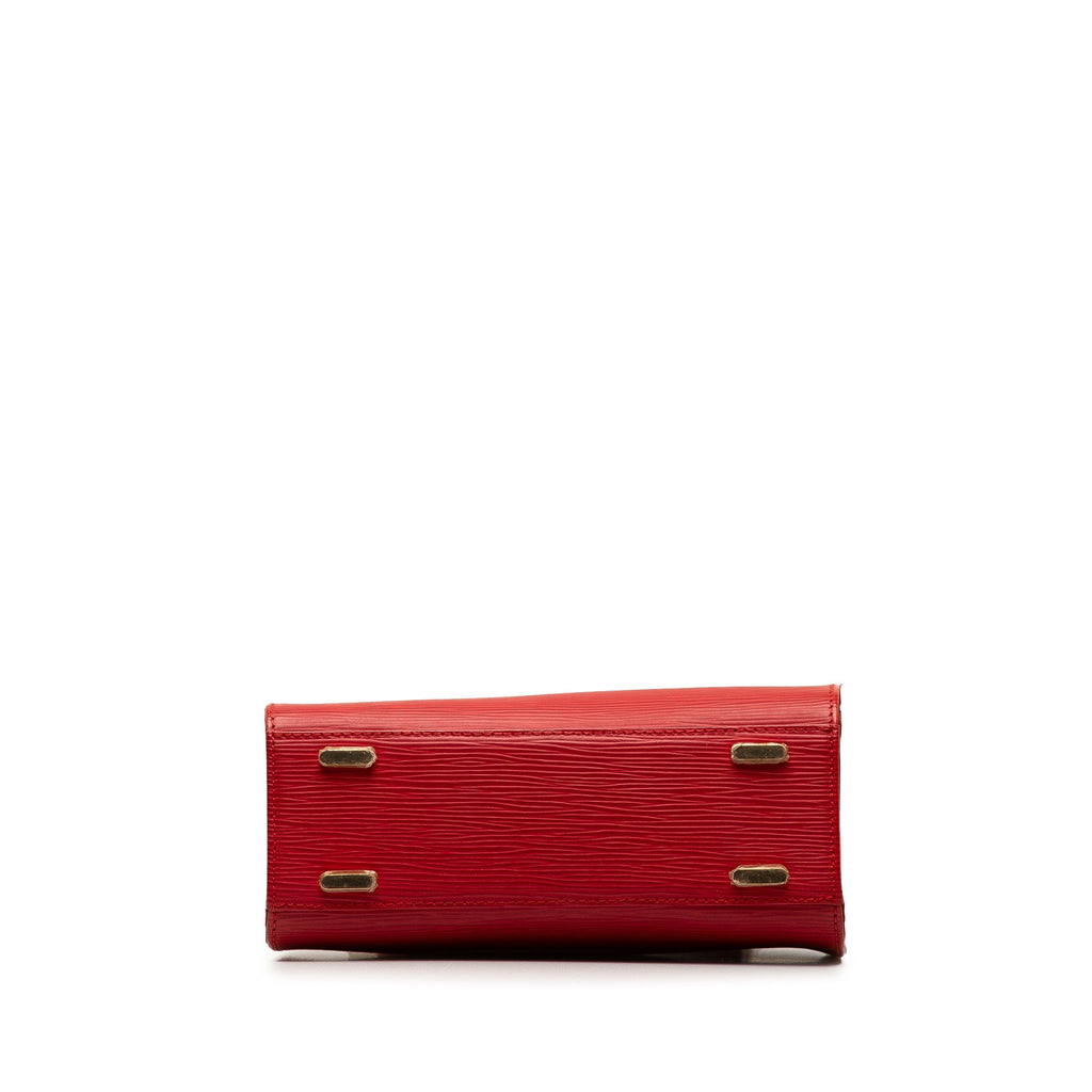 Red Louis Vuitton Epi Figari PM Handbag