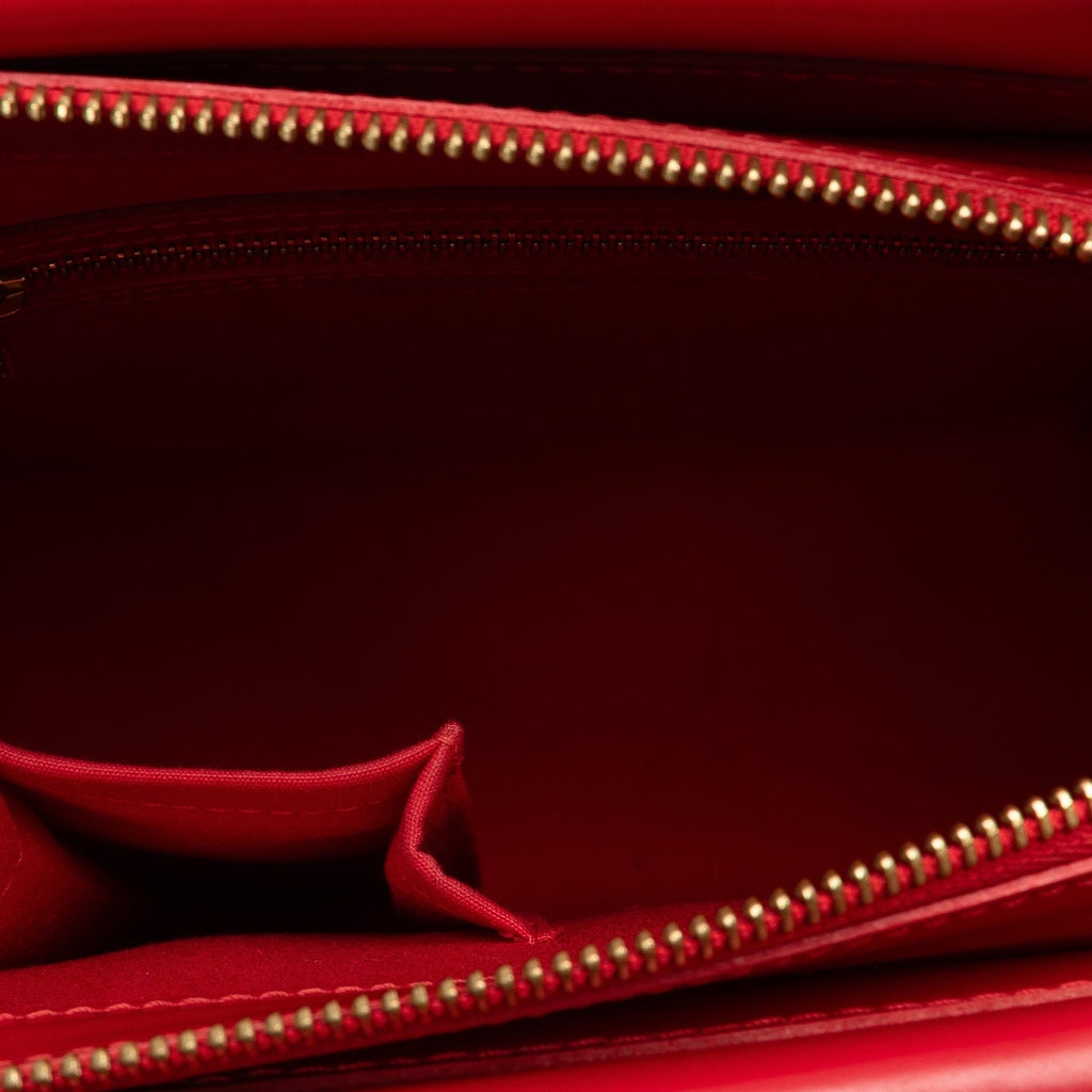 Red Louis Vuitton Epi Figari PM Handbag