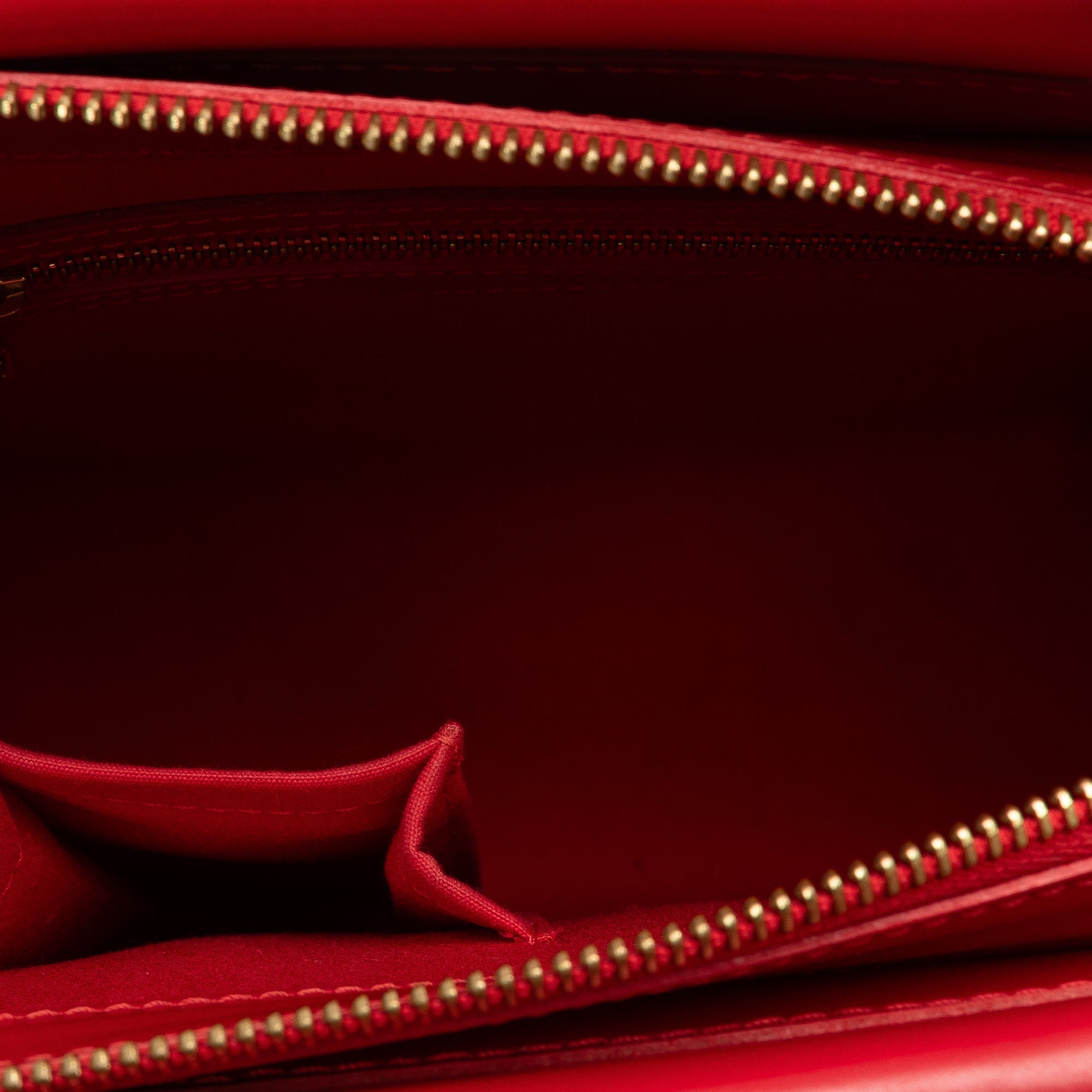 Red Louis Vuitton Epi Figari PM Handbag