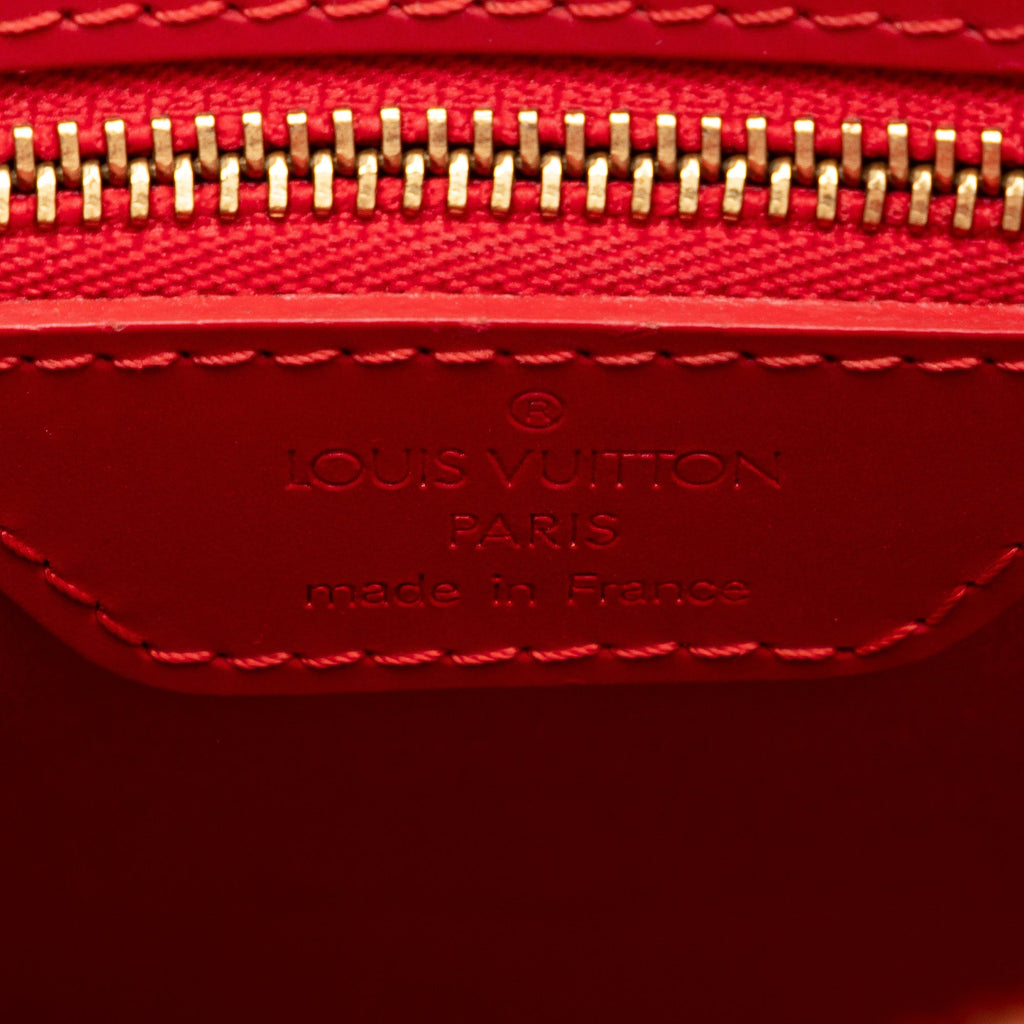 Red Louis Vuitton Epi Figari PM Handbag