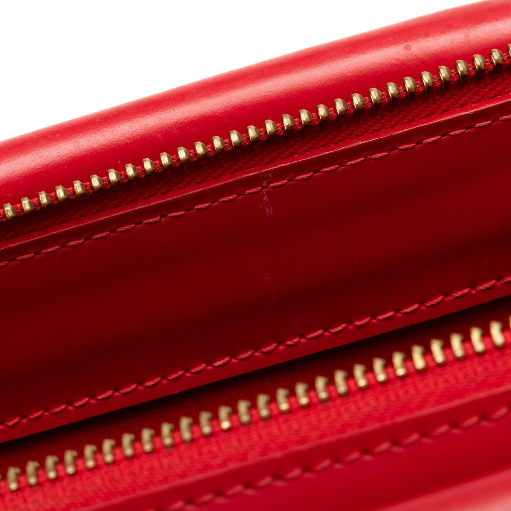 Red Louis Vuitton Epi Figari PM Handbag