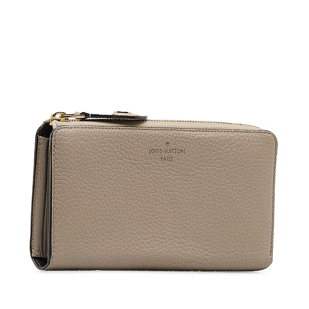 Brown Louis Vuitton Taurillon Comete Wallet