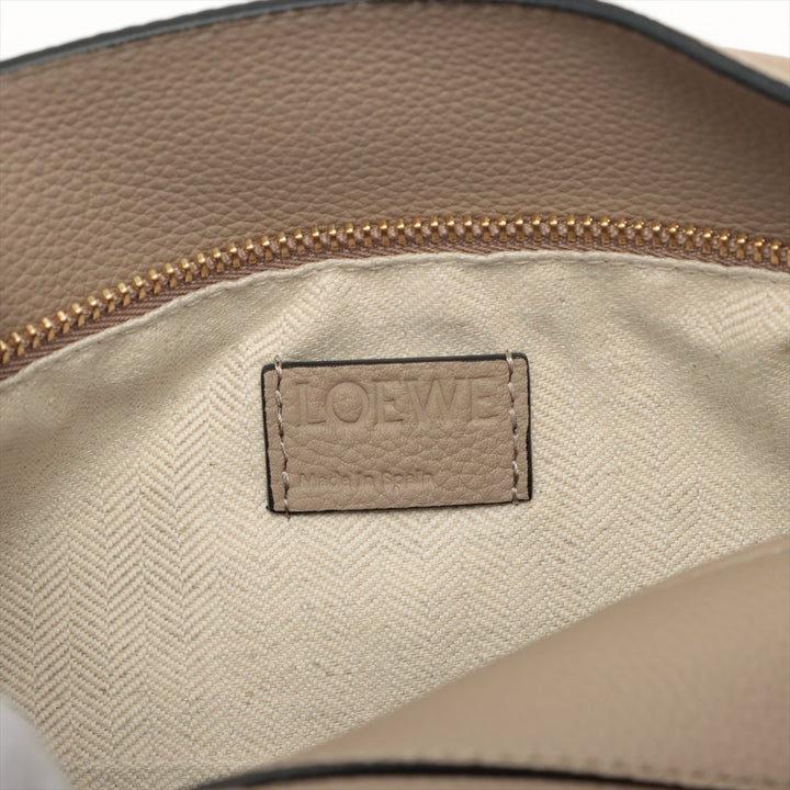 Loewe Sand Grained Leather Small Puzzle Bag