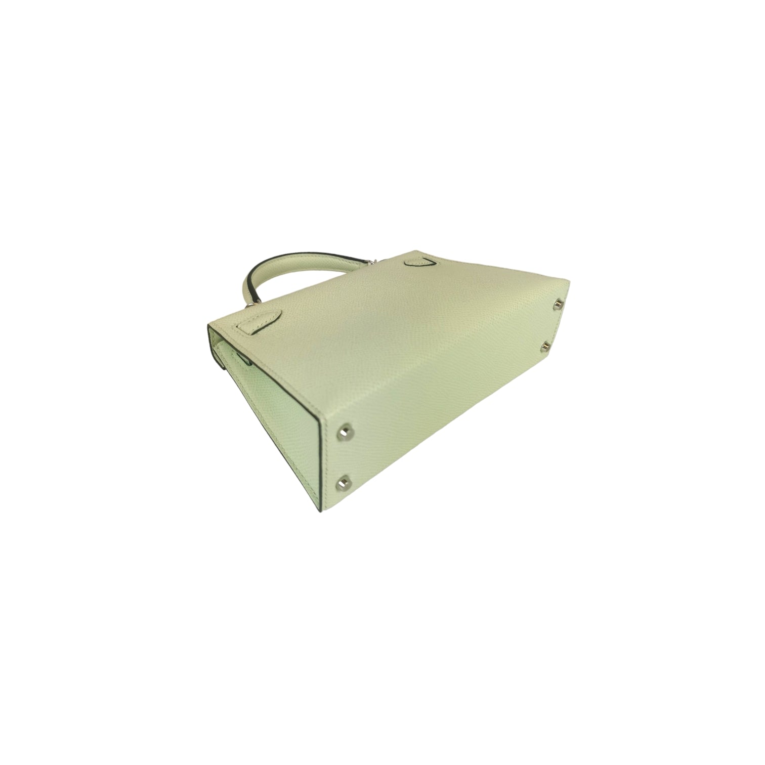 HermÃƒÆ’Ã‚Â¨s Mini Kelly Vert Fizz Epsom Palladium