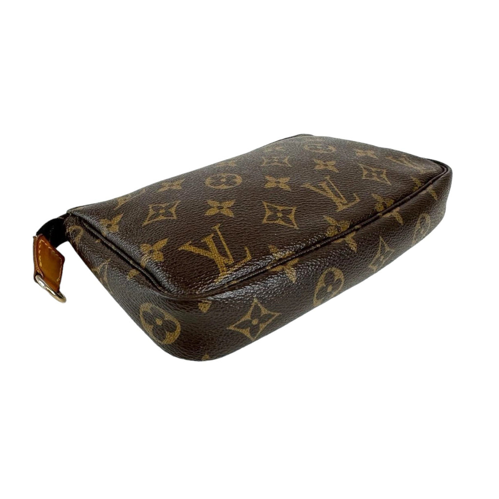 Louis Vuitton Pochette Accessories Monogram Canvas Long Strap