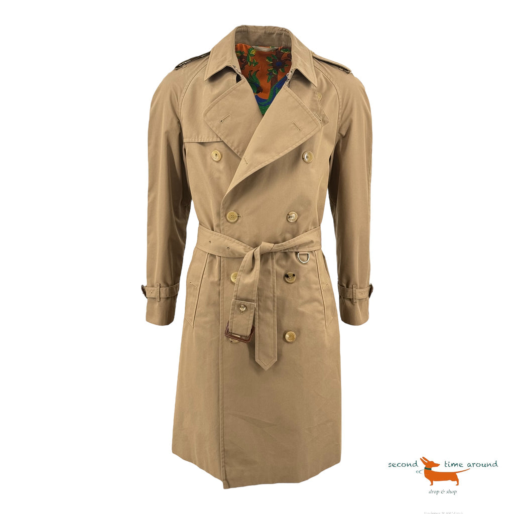 Gucci Embroidered Tiger Trench Coat