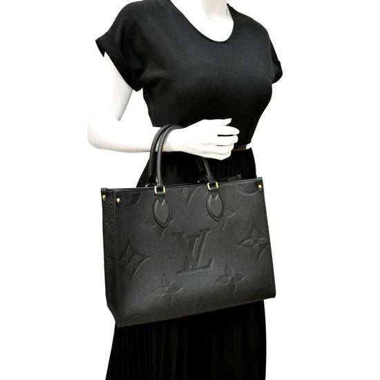 Louis Vuitton On the Go MM Black Empreinte (RRP £2,450)