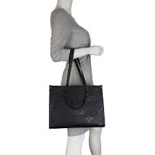 Louis Vuitton On the Go MM Black Empreinte (RRP £2,450)