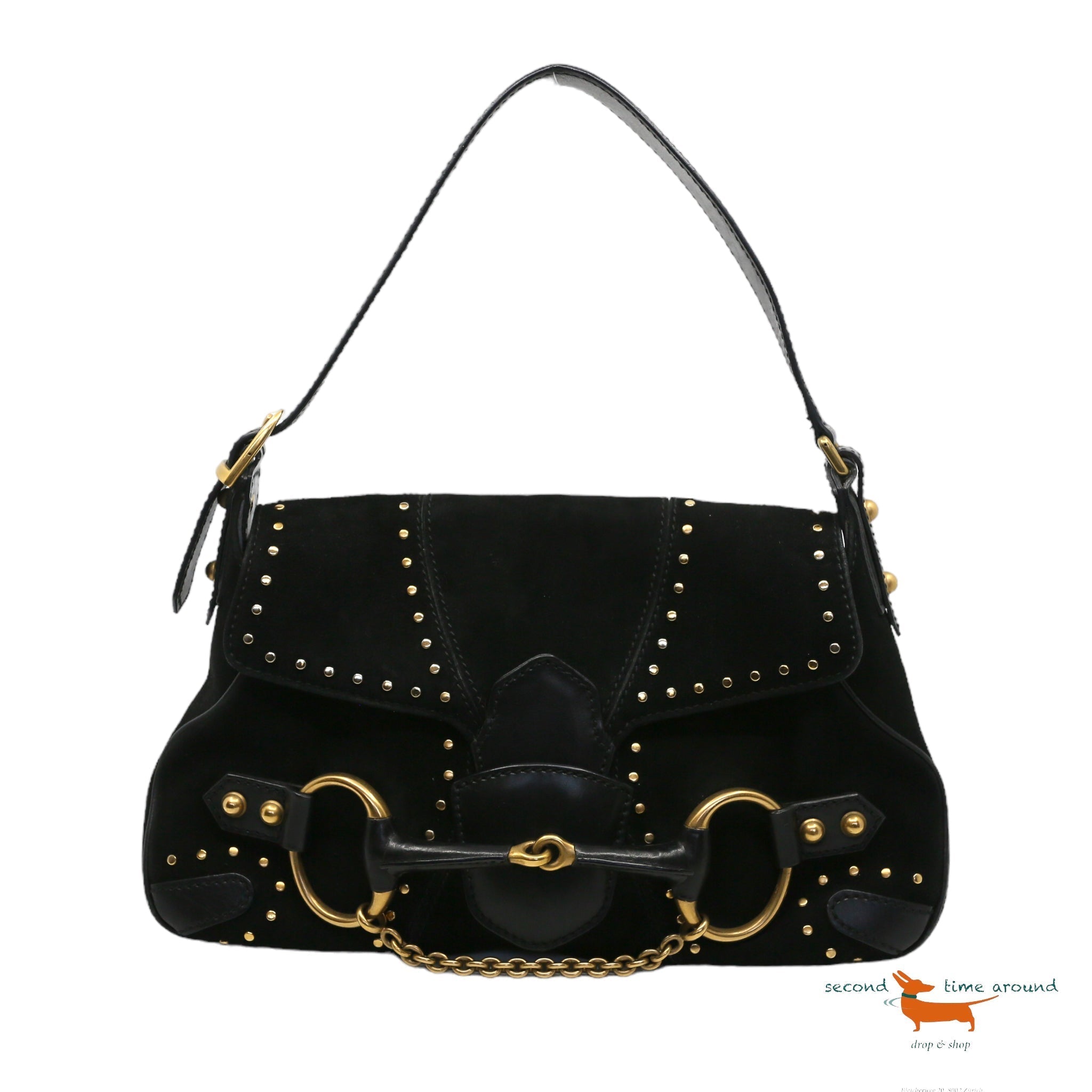 Gucci Horsebit Flap Handle Bag